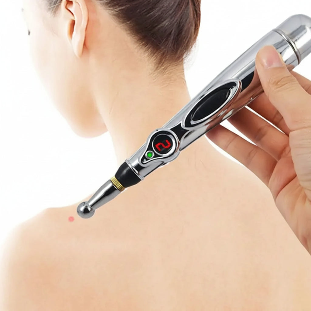 AcuRelief Pro™ – Lápiz de Acupuntura Digital Recargable